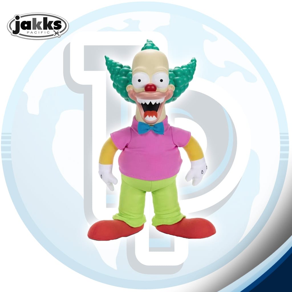 The Simpsons Krusty the Clown Plush Doll con Sonido Tierra Prima