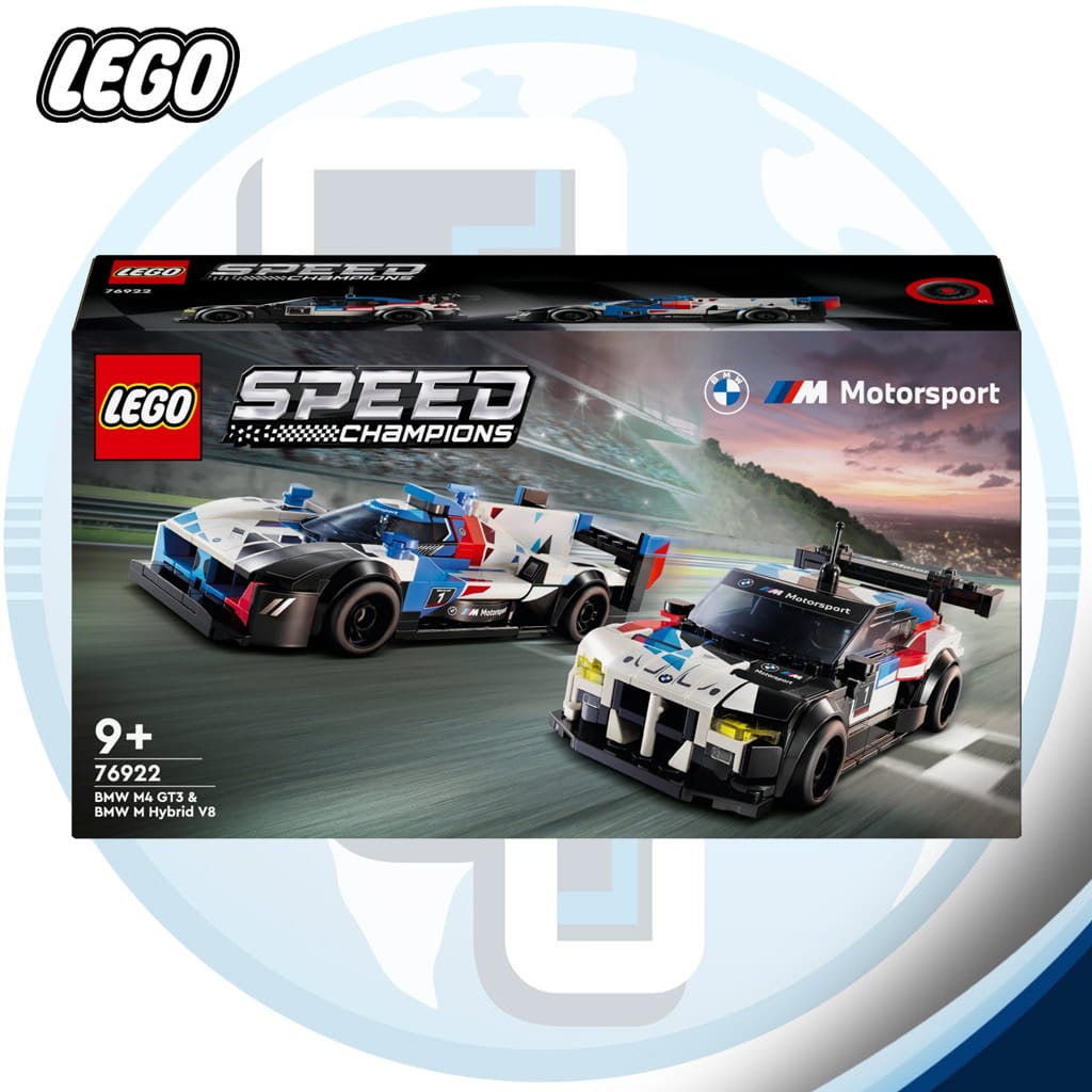 Lego Speed Champions 76922 BMW M4 GT3 y M Hybrid V8
